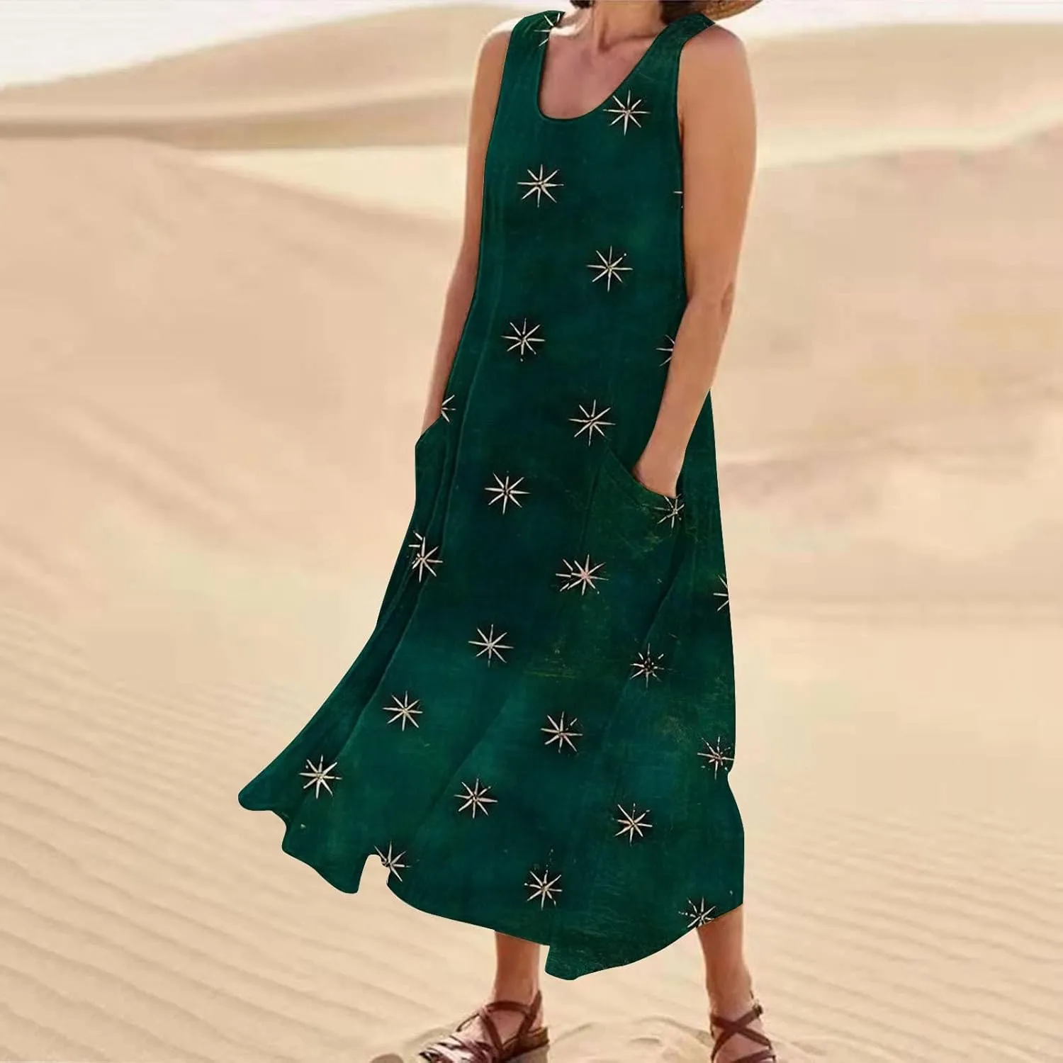 Summer Dresses for Women 2025 Summer Dresses for Women Plus Size Beach Dress Casual Sundresses Sexy Sleeveless Dress