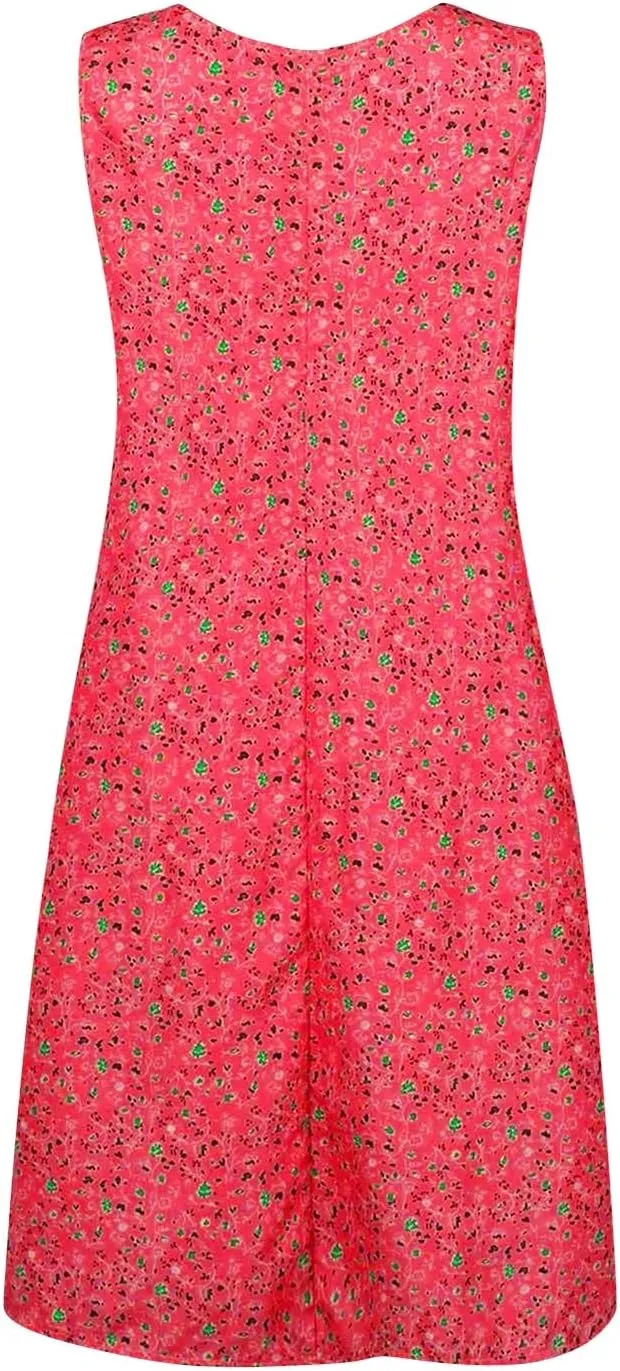 Summer Dresses for Women Sundresses 2025 Plus Size Dress Sleeveless Tank Dress Boho Mini Dress Floral Dress Pockets