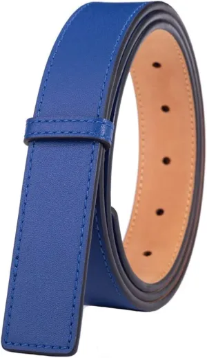 Vatee's Genuine Leather Replacement Belts For Women Without Buckle Dress Belt Strap Wide 29mm/20mm