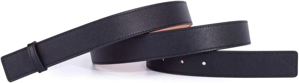 Vatee's Genuine Leather Replacement Belts For Women Without Buckle Dress Belt Strap Wide 29mm/20mm