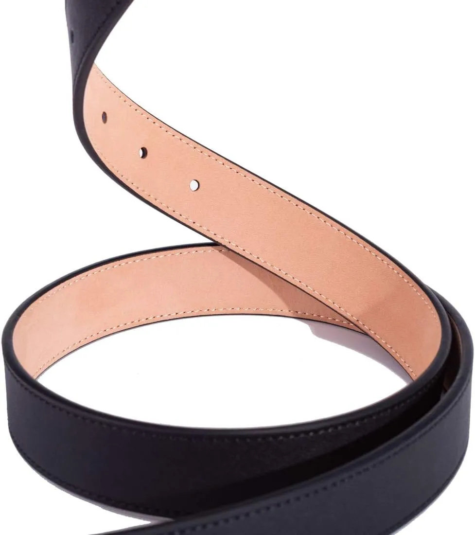 Vatee's Genuine Leather Replacement Belts For Women Without Buckle Dress Belt Strap Wide 29mm/20mm