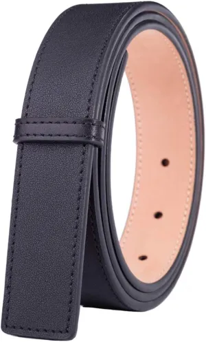 Vatee's Genuine Leather Replacement Belts For Women Without Buckle Dress Belt Strap Wide 29mm/20mm