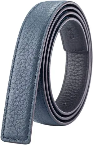 Vatee's Women's Reversible Real Leather Replacement Belt Strap without Buckle 1"/25mm Wide