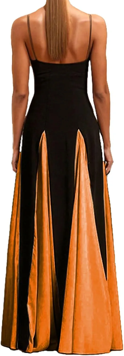 Wedding Guest Dress The Waist Flowy Swing Maxi Dress Formal Dresses Dressy Vacation Dresses 2025