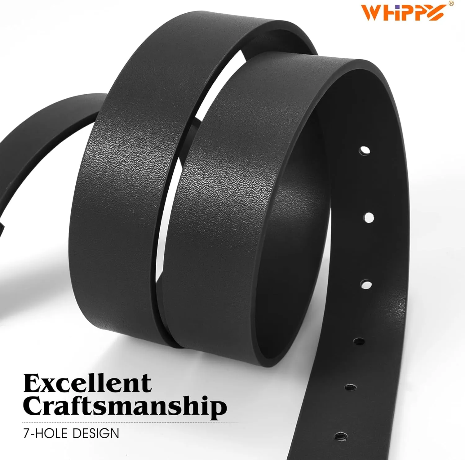 WHIPPY Women Leather Belt for Jeans Pants Dresses Fashion Ladies Western Leather Belt