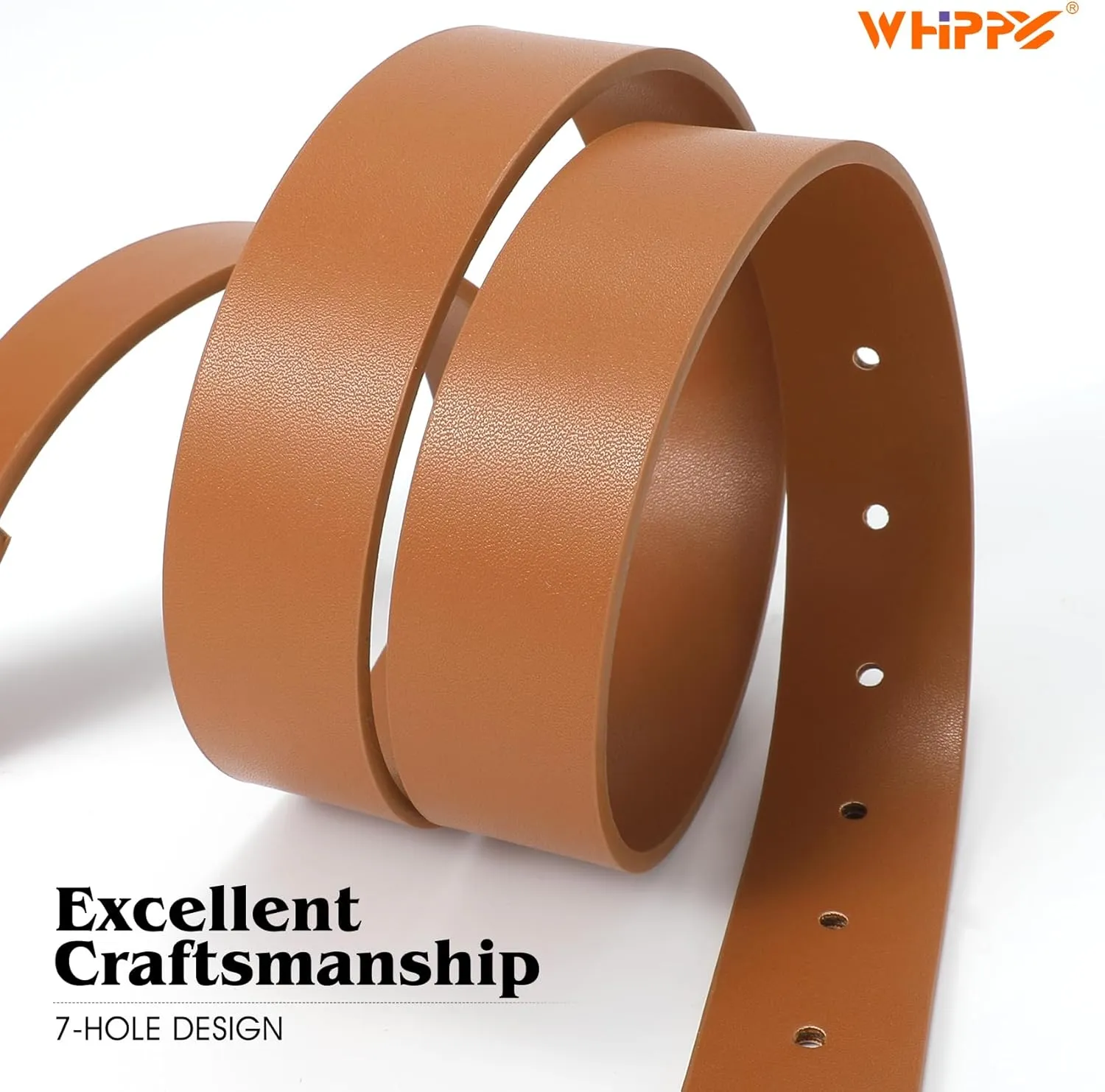 WHIPPY Women Leather Belt for Jeans Pants Dresses Fashion Ladies Western Leather Belt
