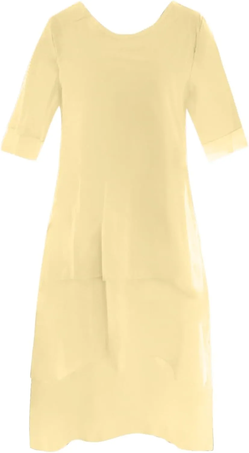 Women Summer Casual Maxi Dress 2025 Flowy Scoop Neck Tiered Long Dress Flutter Short Sleeve Beach Vacation Sundresses