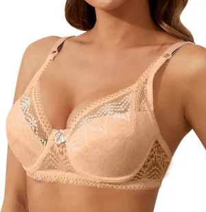 Women Wirefree Bras for Women, No Underwire Breathable Bralettes for Women with Support Basic Everyday Bras