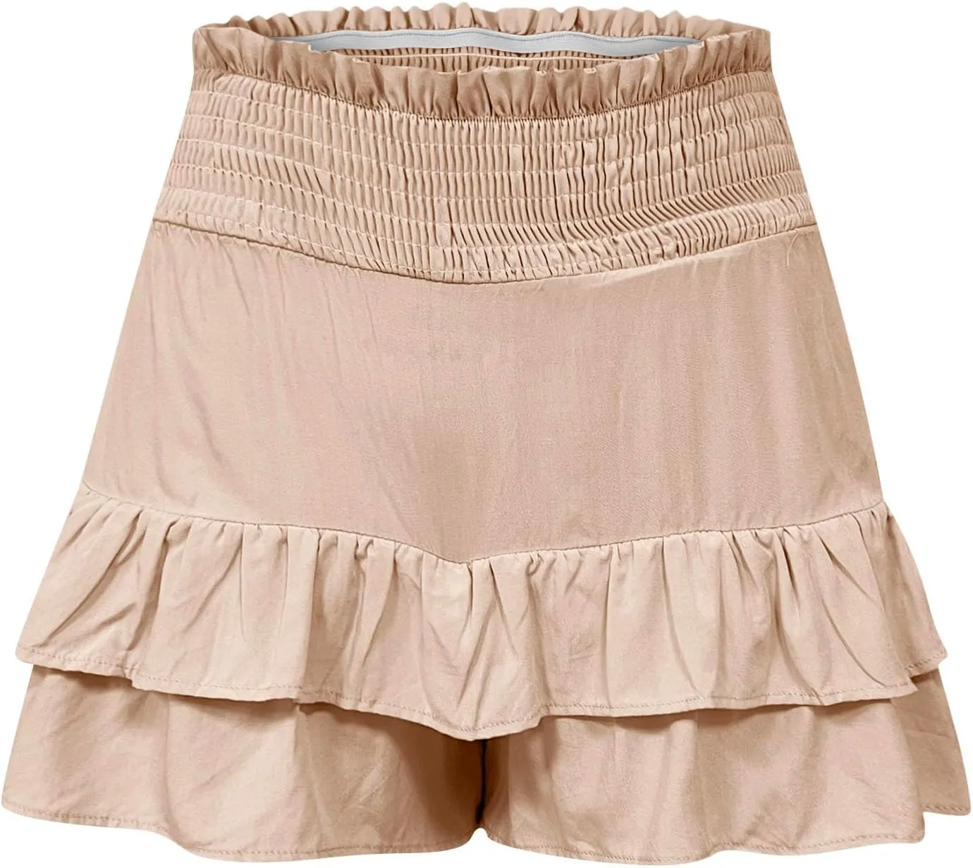 Women's High Waist Ruffle Flowy Shorts Ruffle Smocked Quick Dry Shorts Quick Dry Lounge Shorts Vacation Outfits