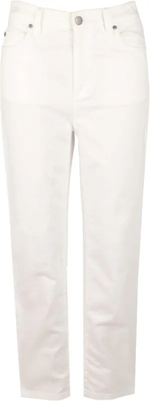 Women's High Waist Slim Fit/Leg Stretch Denim Pants Jeans Wht 16