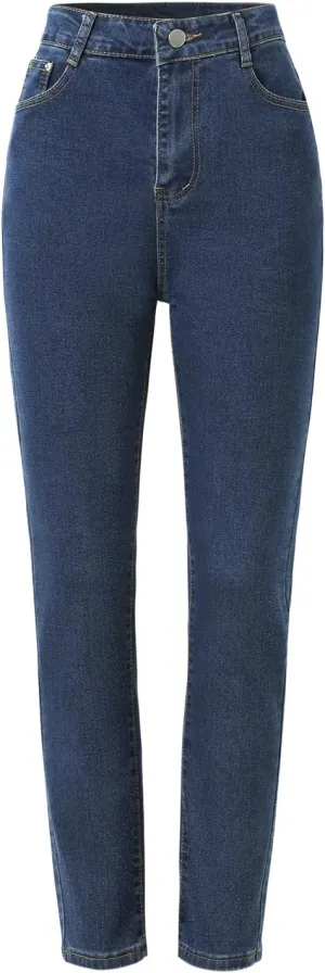 Women's High Waisted Skinny Stretchy Slim Fit Classic Boot Cut Jeans