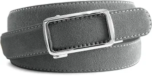 Women's Leather Belt Fashion Genuine Suede Leather Belts For Jeans Dress or Ratchet Belt 1"(25mm) Wide