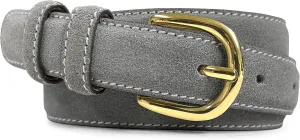 Women's Leather Belt Fashion Genuine Suede Leather Belts For Jeans Dress or Ratchet Belt 1"(25mm) Wide