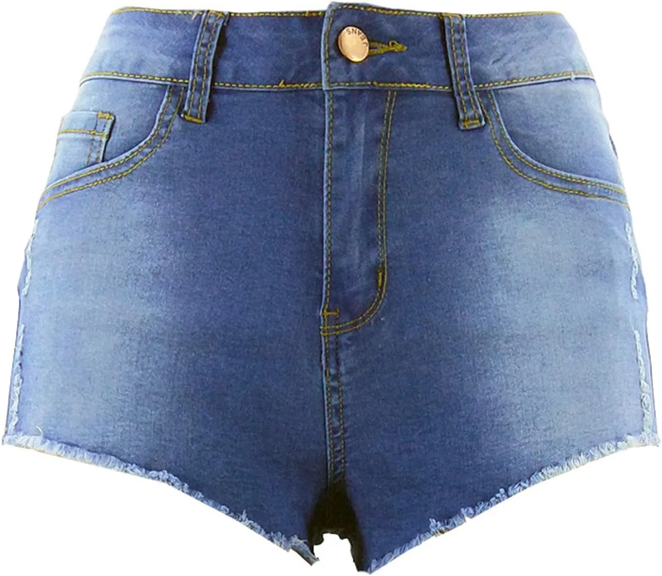 Womens Ripped Denim Jean Shorts High Waisted Stretchy Frayed Raw Hem Short Jeans Summer Casual Denim Butt Lift Shorts