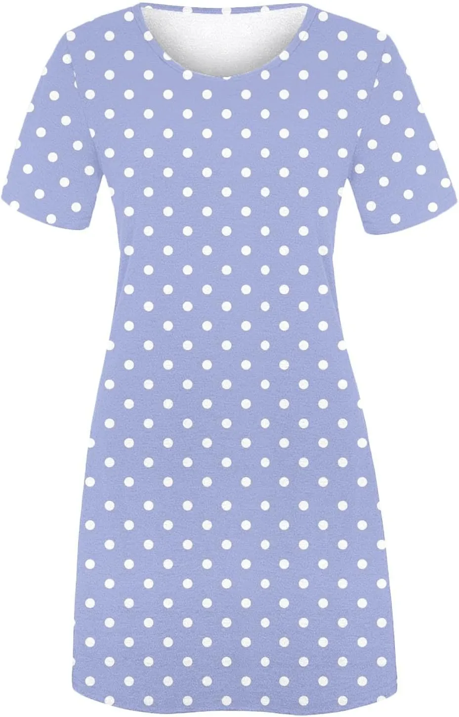 Womens Summer Dresses 2025 Short Sleeve Crewneck Loose Fit Shift Dress Short Dress Shift Dress