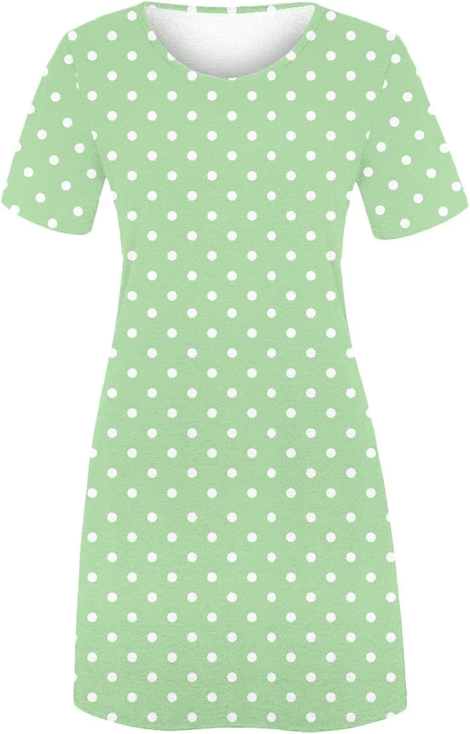 Womens Summer Dresses 2025 Short Sleeve Crewneck Loose Fit Shift Dress Short Dress Shift Dress
