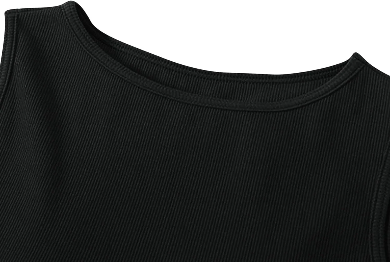 Womne Ribbed Tank Top with Built in Bra Sleevless Slim Fitted Push Up Padded Bra Tanks Shirt Teen Girls Basic Tee