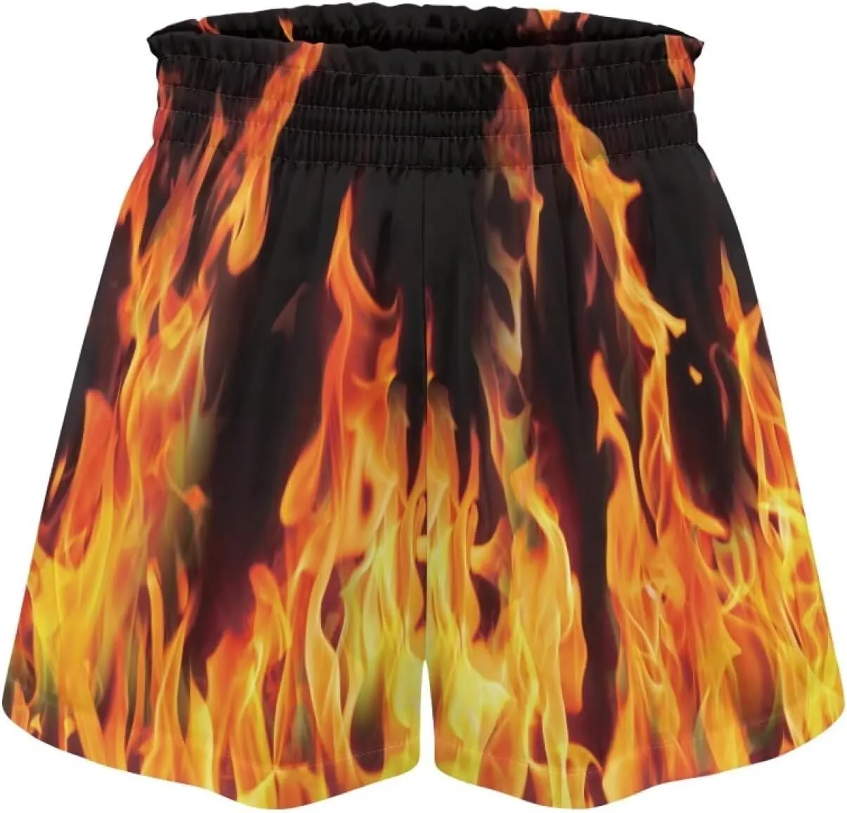 Xpyiqun Flowy Shorts Girls High Waist Butterfly Shorts 2 in 1 Running Athletic Shorts Spandex Liner Skirts Summer