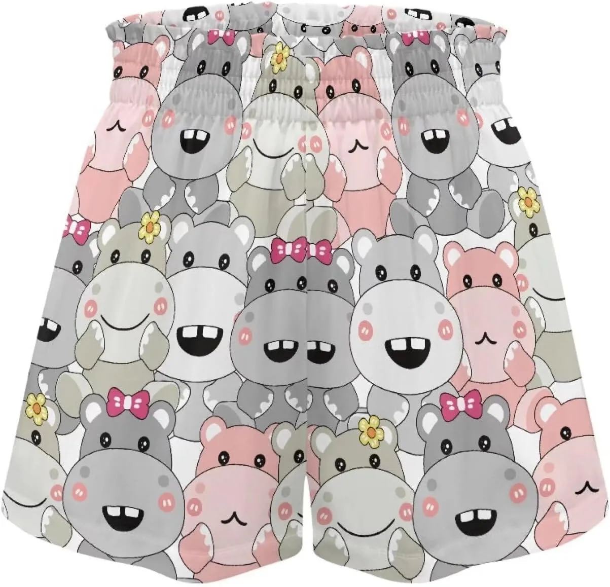 Xpyiqun Flowy Shorts Girls High Waist Butterfly Shorts 2 in 1 Running Athletic Shorts Spandex Liner Skirts Summer